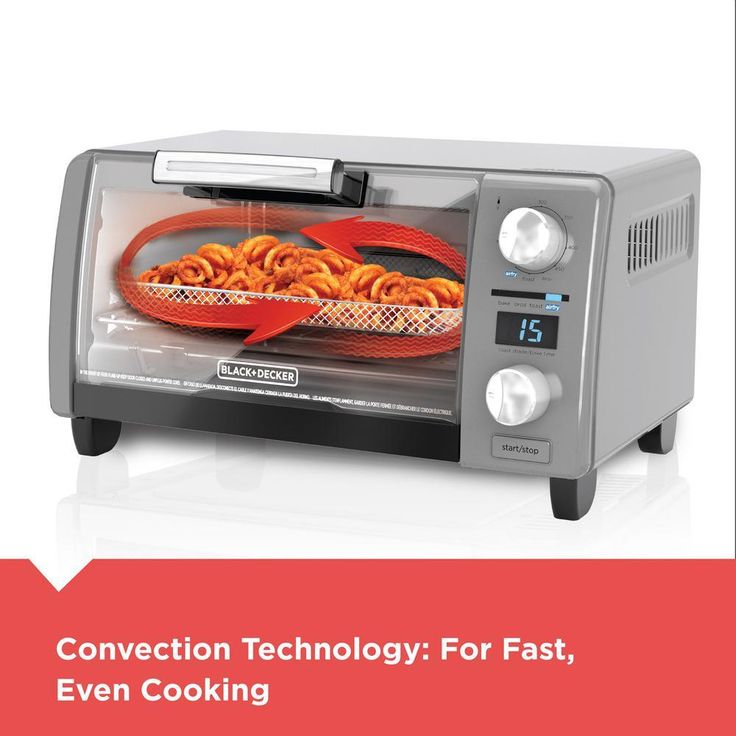 Crisp 'n Bake 4-Slice Silver Countertop Oven