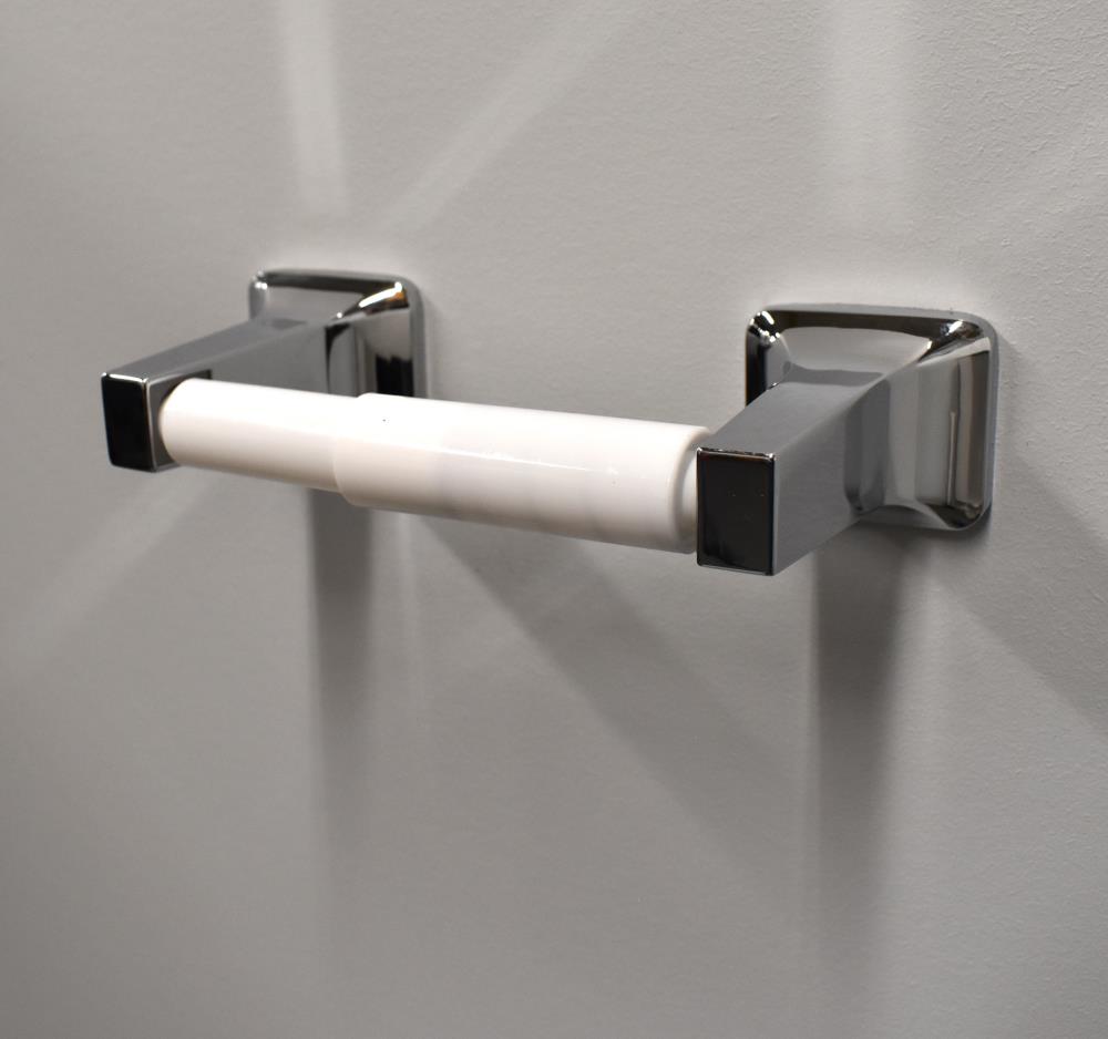 Keeney PlumbPak White Recessed Replacement Roller Toilet Paper Holder