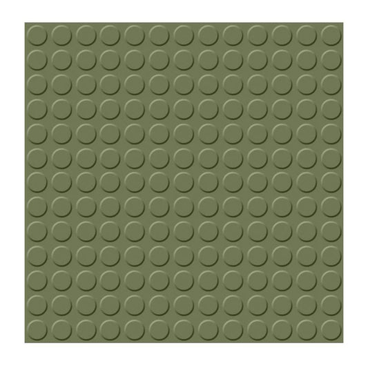 Flexco Rubber Tile Basil 18-in x 18-in Vinyl Tile Flooring (2.25-sq ft)