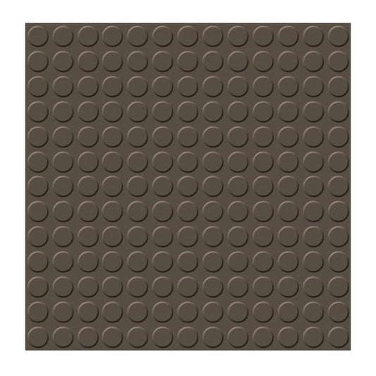 Flexco Cobblestone Brown Solid 18-in W x 18-in L Glue Down Vinyl Tile Flooring (2.25-sq ft/ Piece)