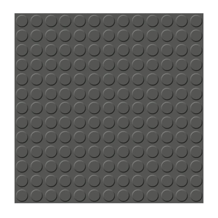 Flexco Graphite Gray Solid 18-in W x 18-in L Glue Down Vinyl Tile Flooring (2.25-sq ft/ Piece)