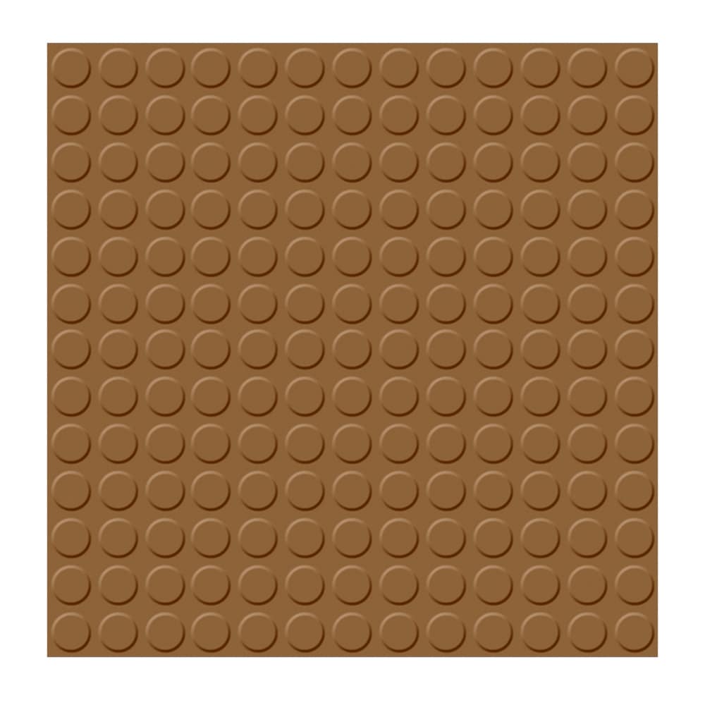 Flexco 18-in W x 18-in L x 0.125-in T Glue Down Rubber Gym Floor Tile (2.25-sq ft)