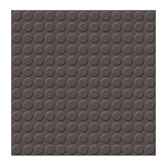 Flexco Coffee Bean Brown Solid 18-in W x 18-in L Glue Down Vinyl Tile Flooring (2.25-sq ft/ Piece)