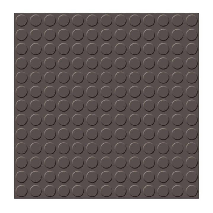 Flexco Coffee Bean Brown Solid 18-in W x 18-in L Glue Down Vinyl Tile Flooring (2.25-sq ft/ Piece)
