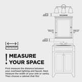 Zenna Home 22.38-in x 27.19-in Surface Mount White Mirrored Medicine Cabinet