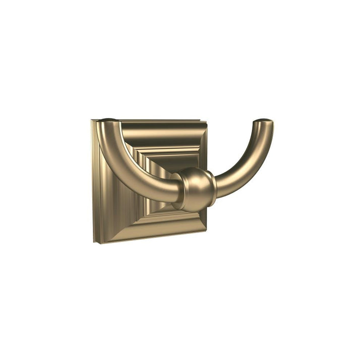 Amerock Markham Double Hook Golden Champagne Towel Hook