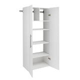 Prepac HangUps 60-in W x 72-in H Wood Composite White Wall-mount Utility Storage Cabinet