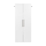 Prepac HangUps 60-in W x 72-in H Wood Composite White Wall-mount Utility Storage Cabinet