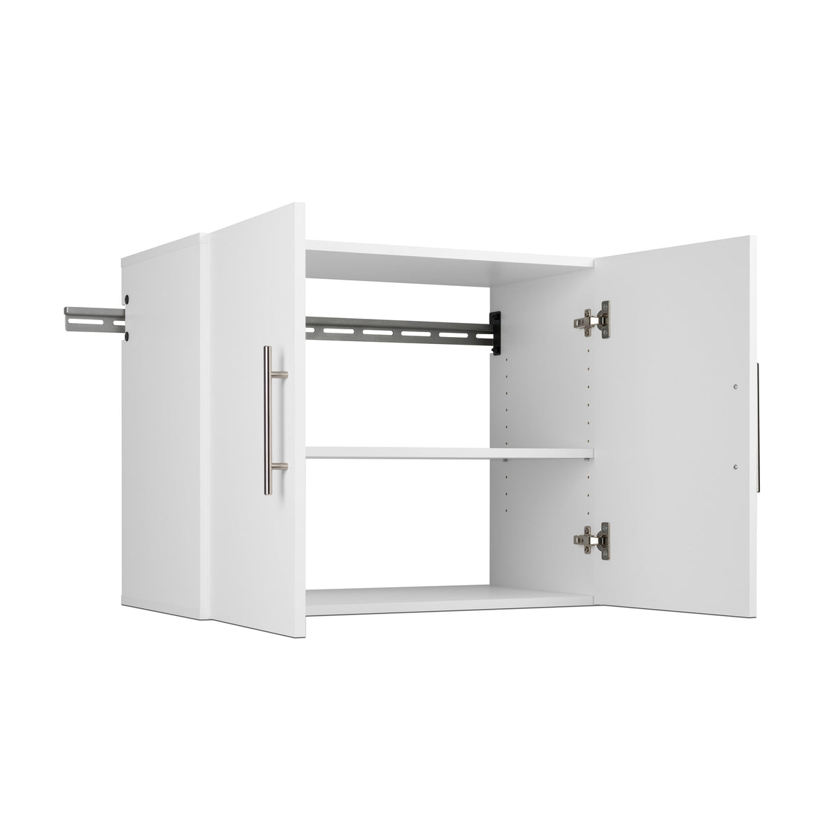 Prepac HangUps 60-in W x 72-in H Wood Composite White Wall-mount Utility Storage Cabinet