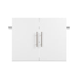 Prepac HangUps 60-in W x 72-in H Wood Composite White Wall-mount Utility Storage Cabinet