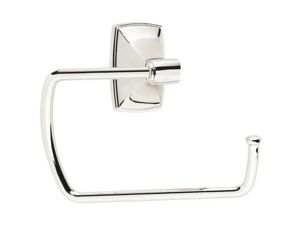 Amerock Clarendon Polished Chrome Wall Mount Towel Ring, 6-7/8 in Length