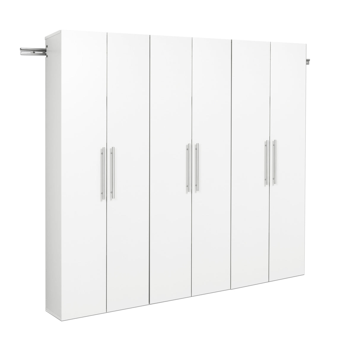 Prepac HangUps 72-in W x 72-in H Wood Composite White Wall-mount Utility Storage Cabinet