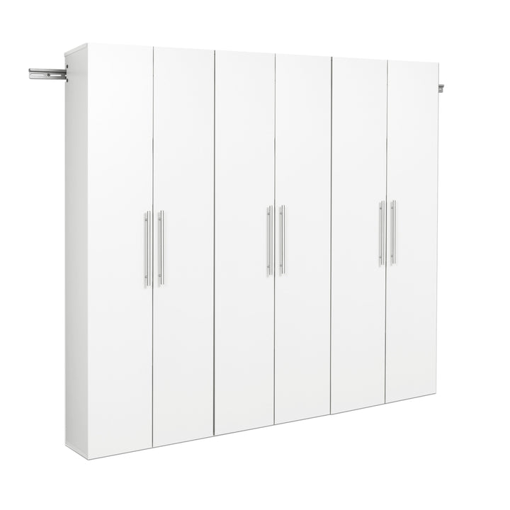 Prepac HangUps 72-in W x 72-in H Wood Composite White Wall-mount Utility Storage Cabinet