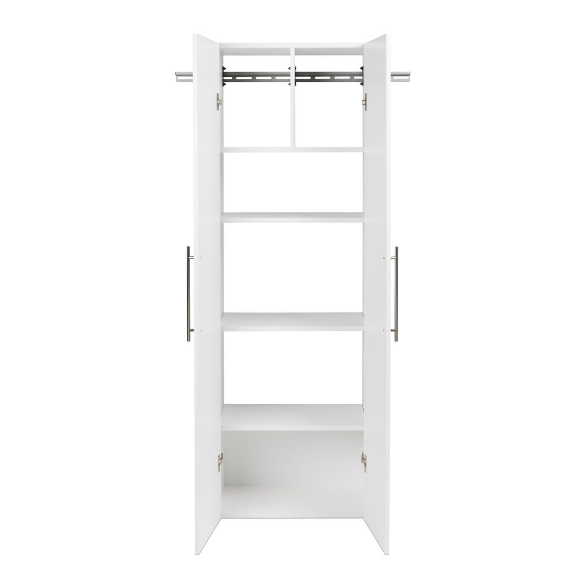 Prepac HangUps 72-in W x 72-in H Wood Composite White Wall-mount Utility Storage Cabinet
