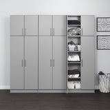 Prepac Elite 18.9-in W x 24-in H Wood Composite Light Gray Wall-mount Utility Storage Cabinet