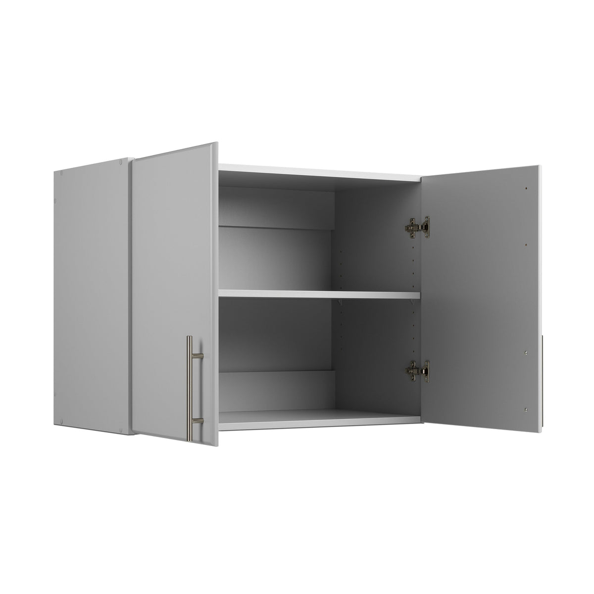 Prepac Elite 18.9-in W x 24-in H Wood Composite Light Gray Wall-mount Utility Storage Cabinet