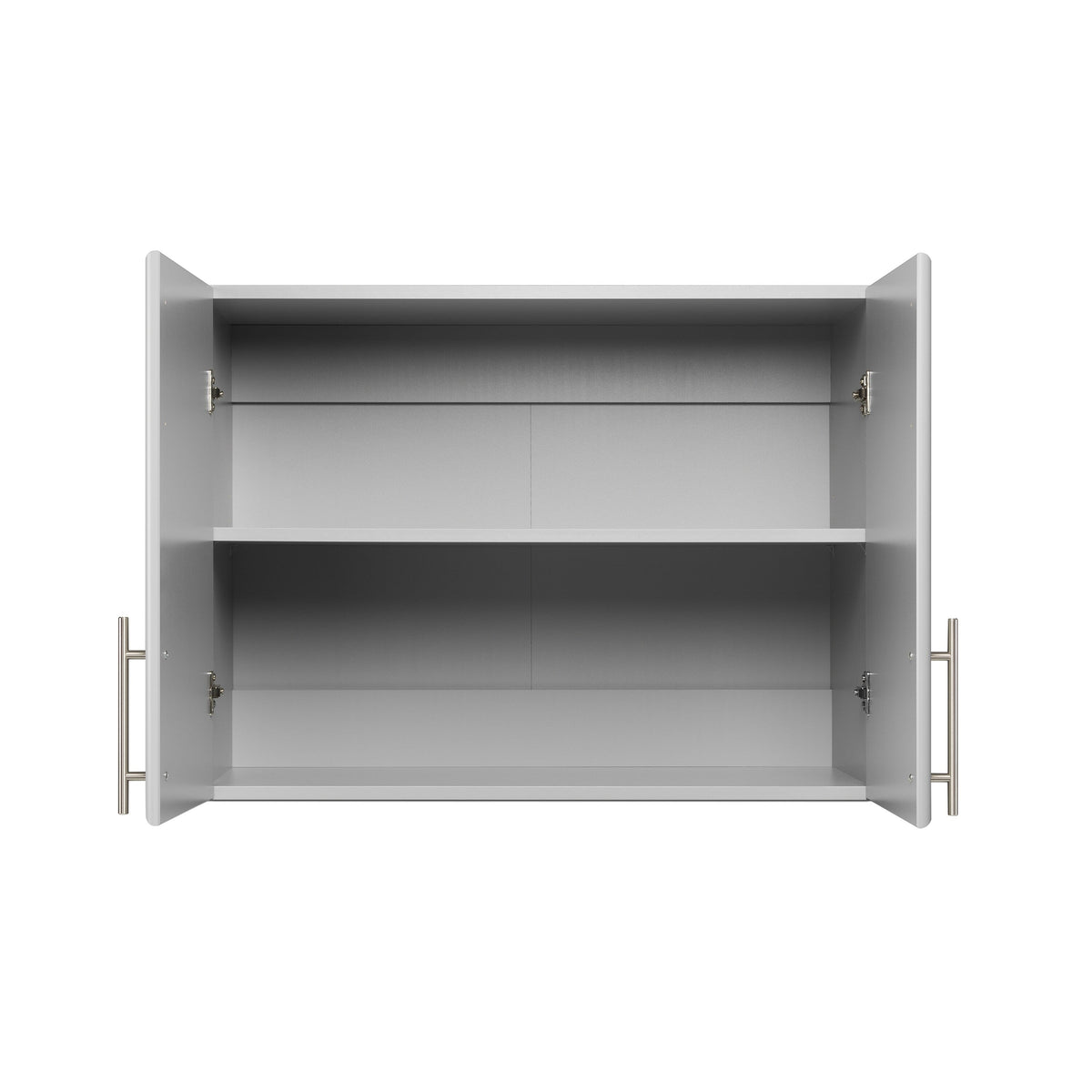 Prepac Elite 18.9-in W x 24-in H Wood Composite Light Gray Wall-mount Utility Storage Cabinet