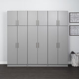 Prepac Elite 18.9-in W x 24-in H Wood Composite Light Gray Wall-mount Utility Storage Cabinet
