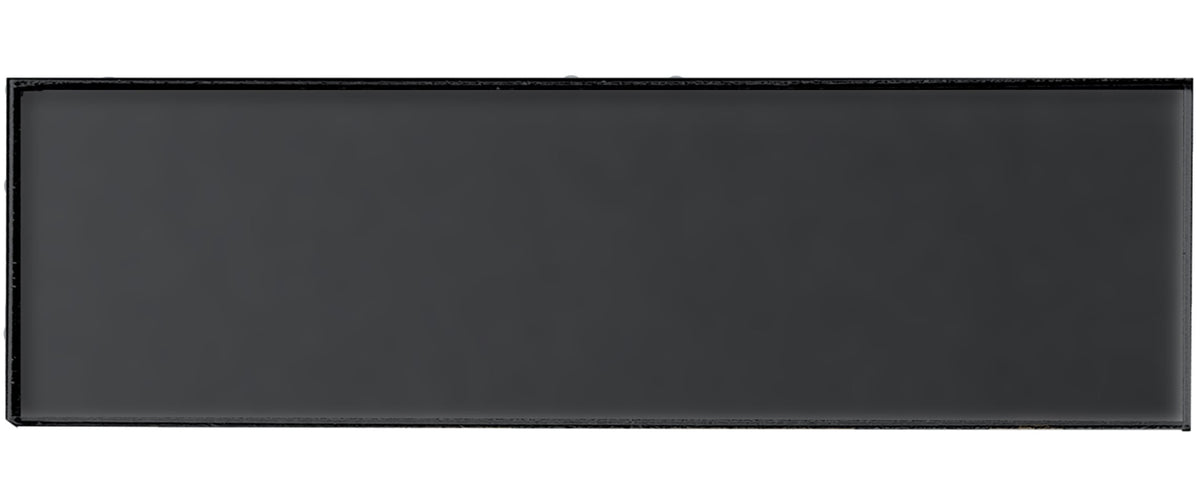 Abolos Forever Eternal Gray 4-in x 16-in Glossy Glass Subway Peel and stick Wall Tile product image
