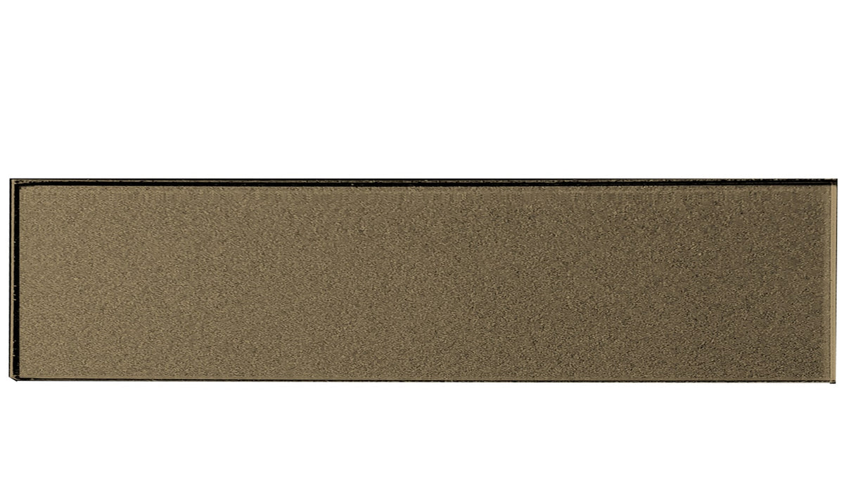 Abolos Forever Eternal Bronze 2-in x 8-in Glossy Glass Subway Peel and stick Wall Tile product image