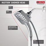 Delta Universal Showering Components Chrome 5-Spray Dual Shower Head, 1.75 GPM (6.6 LPM)