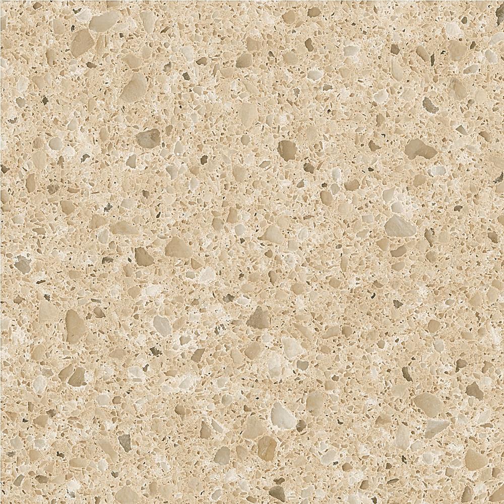 Transolid 61-in Durum Cream Quartz Double Sink Bathroom Vanity Top with Backsplash and Undermount Sinks