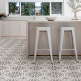 FloorPops Grey 12-in x 12-in Water Resistant Peel and Stick Vinyl Tile Flooring (20-sq ft)