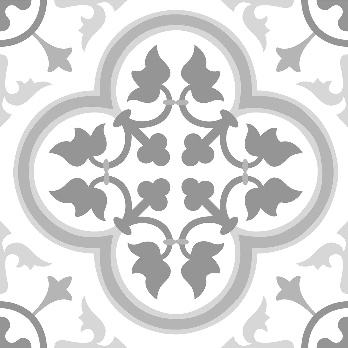 FloorPops Grey 12-in x 12-in Water Resistant Peel and Stick Vinyl Tile Flooring (20-sq ft)
