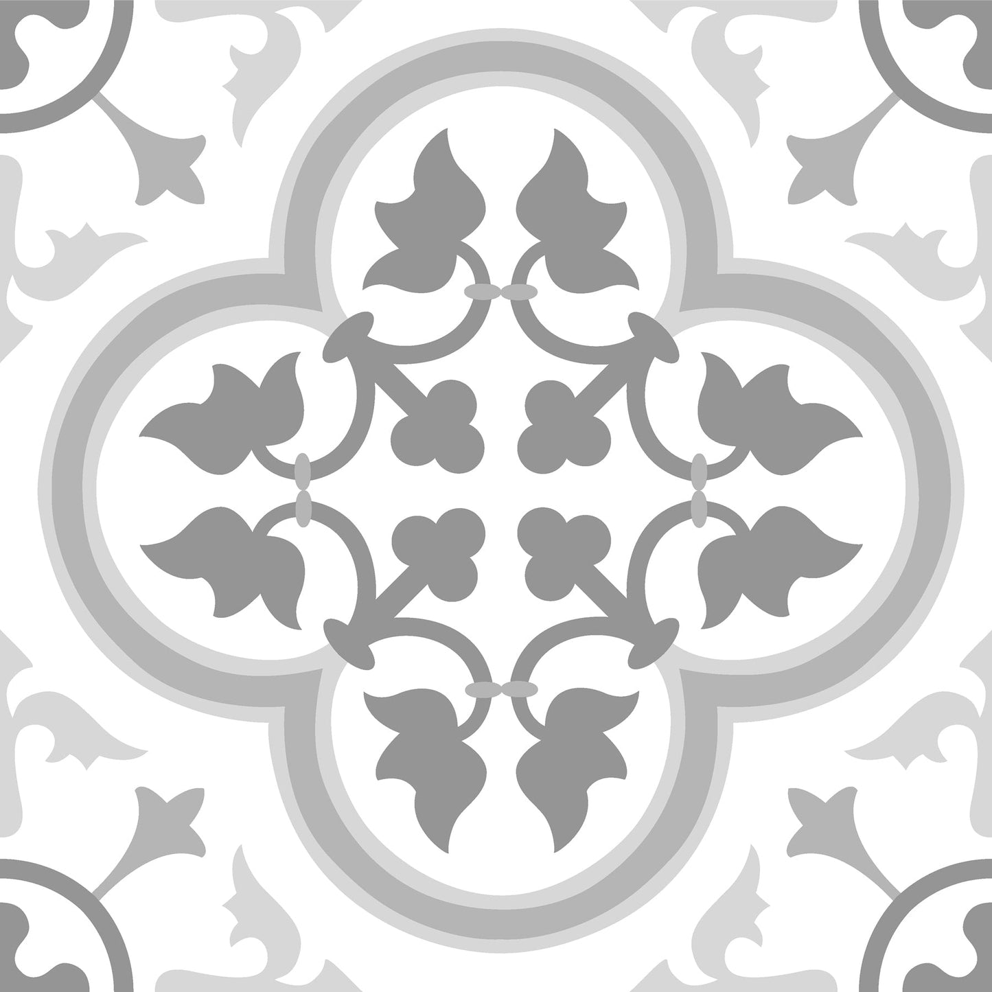 FloorPops Grey 12-in x 12-in Water Resistant Peel and Stick Vinyl Tile Flooring (20-sq ft)