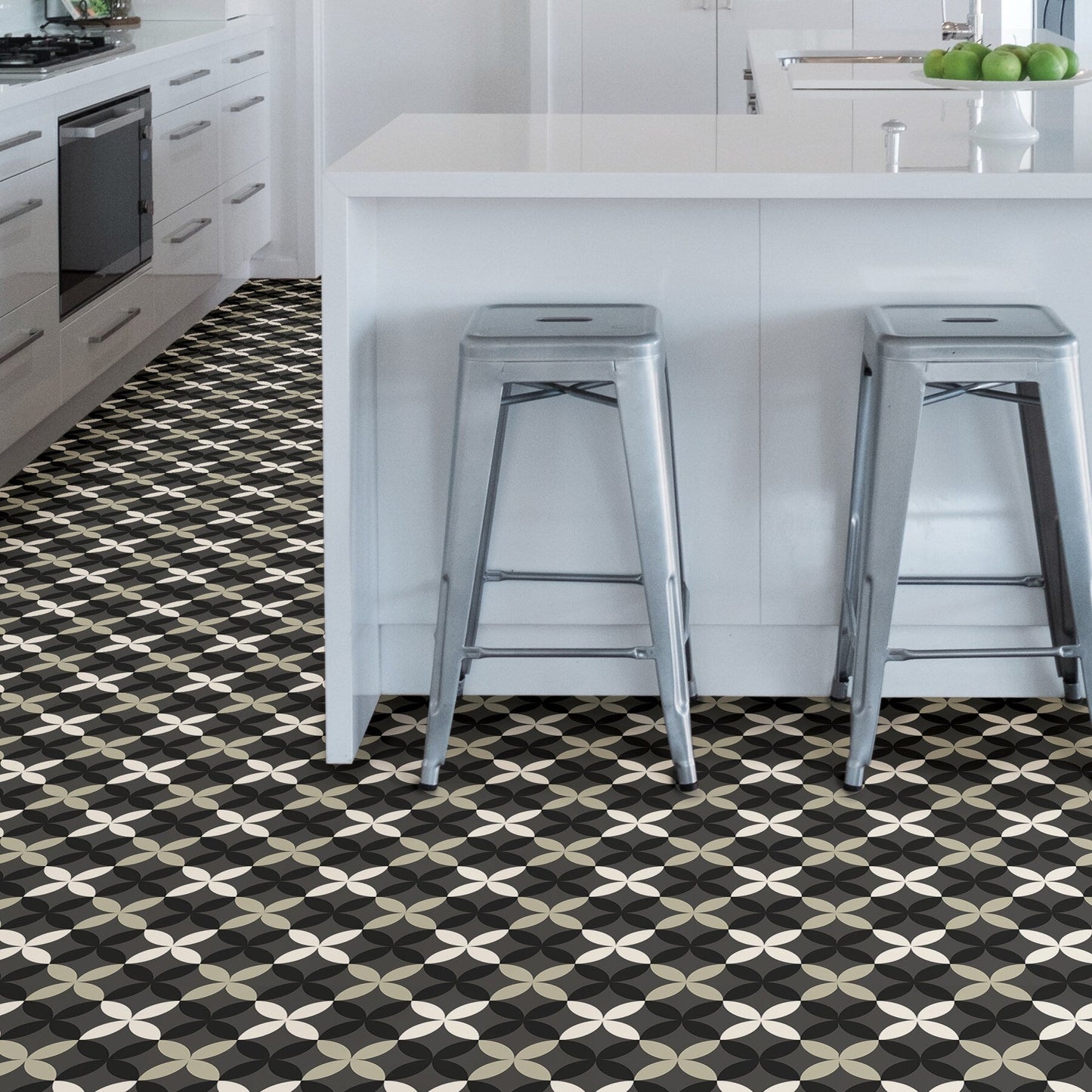 FloorPops Neutral 12-in x 12-in Water Resistant Peel and Stick Vinyl Tile Flooring (20-sq ft)
