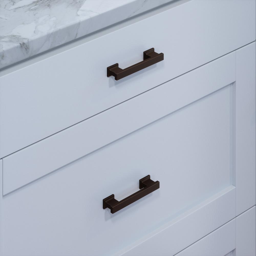High Desert 3-1/2 in. Oil Rubbed Bronze Drawer Pull (10-Pack) - Super Arbor