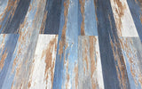 Deco Products (Sample) HydroStop Old Blue Sea Mix Vinyl Plank, 6-in W x 7-in L, 20-mil Wear Layer