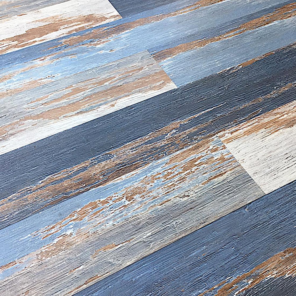 Deco Products Colors Old Blue Sea High Variation 6-in x 36-in x 2-mm Waterproof Luxury Vinyl Plank Flooring, 8-mil Wear Layer (30-sq ft Carton)