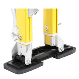 18 in. to 30 in. Yellow Mag Pros Magnesium Drywall Stilts - Super Arbor