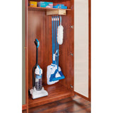 Rev-A-Shelf 6-in W x 5.06-in H 1-Tier Pull-Out Wood Soft-Close Cabinet Organizer with Adjustable Hooks