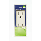 Decora 15 Amp Tamper-Resistant Duplex Outlet, Light Almond - Super Arbor