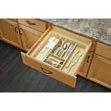 Rev-A-Shelf 21.25-in x 21.875-in Plastic Cutlery Insert Drawer Organizer