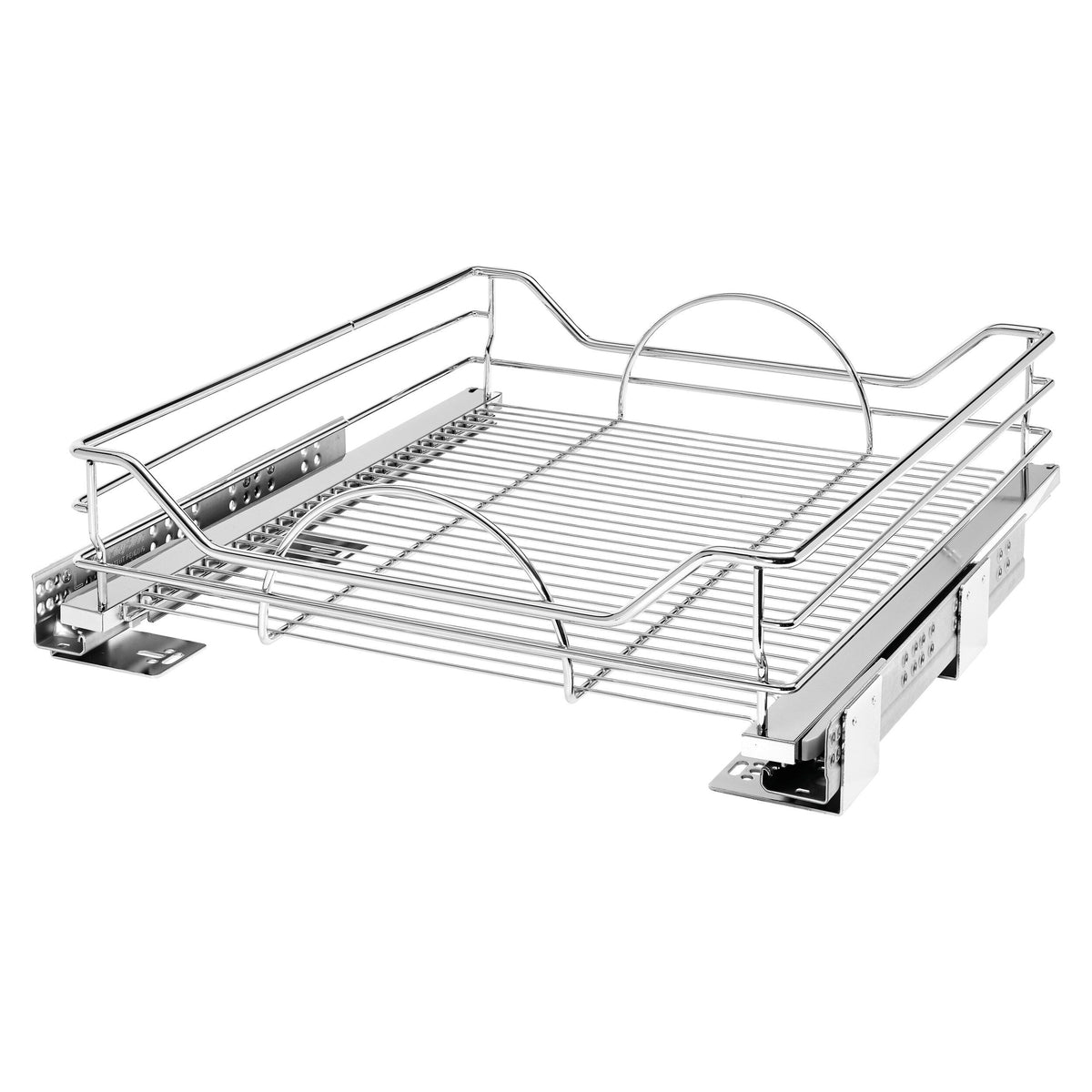 Rev-A-Shelf 20.31-in W x 6-in H 1-Tier Pull-Out Metal Soft-Close Cabinet Basket Organizer