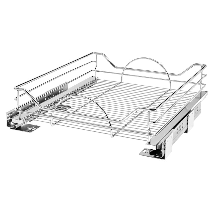 Rev-A-Shelf 20.31-in W x 6-in H 1-Tier Pull-Out Metal Soft-Close Cabinet Basket Organizer