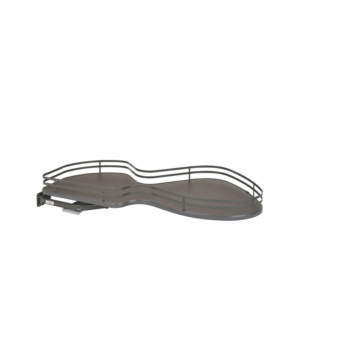 Rev-A-Shelf Cloud Blind Corner Organizer, 39-in W x 6.5-in H, 1-Tier, Orion Gray
