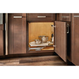 Rev-A-Shelf 33-in W x 6.5-in H 1-Tier Pull-Out Metal Cabinet Organizer, Blind Corner, Gray