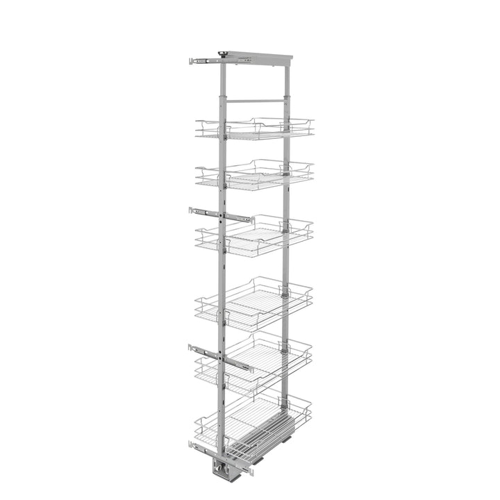 Rev-A-Shelf 14-in W x 74-in H 6-Tier Pull-Out Metal Soft-Close Baskets & Cabinet Organizer