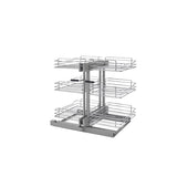 Rev-A-Shelf 26.25-in W x 24-in H 3-Tier Pull-Out Metal Soft Close Baskets & Cabinet Organizer
