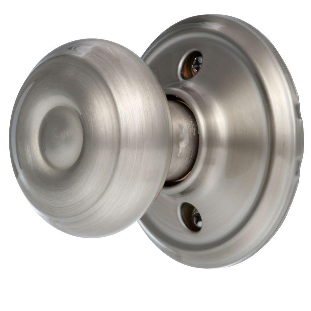 Georgian Satin Nickel Dummy Door Knob - Super Arbor