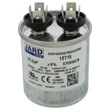Jard 12715 capacitor - front view (Type: Capacitor; Voltage: 370V)
