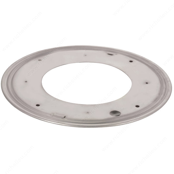 Richelieu Swivel Plate, 360° Galvanized Steel, 12 in Diameter, 1,000 lb Capacity