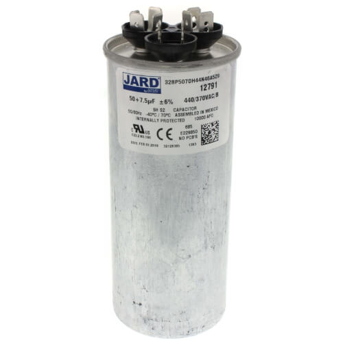 Jard 12791 capacitor - front view (Type: Capacitor; Voltage: 440v)