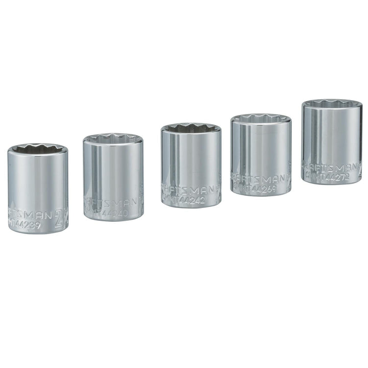 Craftsman Metric 12 Point Socket Set, 5 pc - 1/2 in. Drive, 26 mm