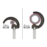 10 in. to 17 in. Telescoping 7/8 - 2-1/2 in. Basin Wrench - Super Arbor