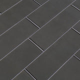 MSI Metallic 4 in. x 12 in. Glossy Glass Gray Subway Tile (5 sq. ft. / case)